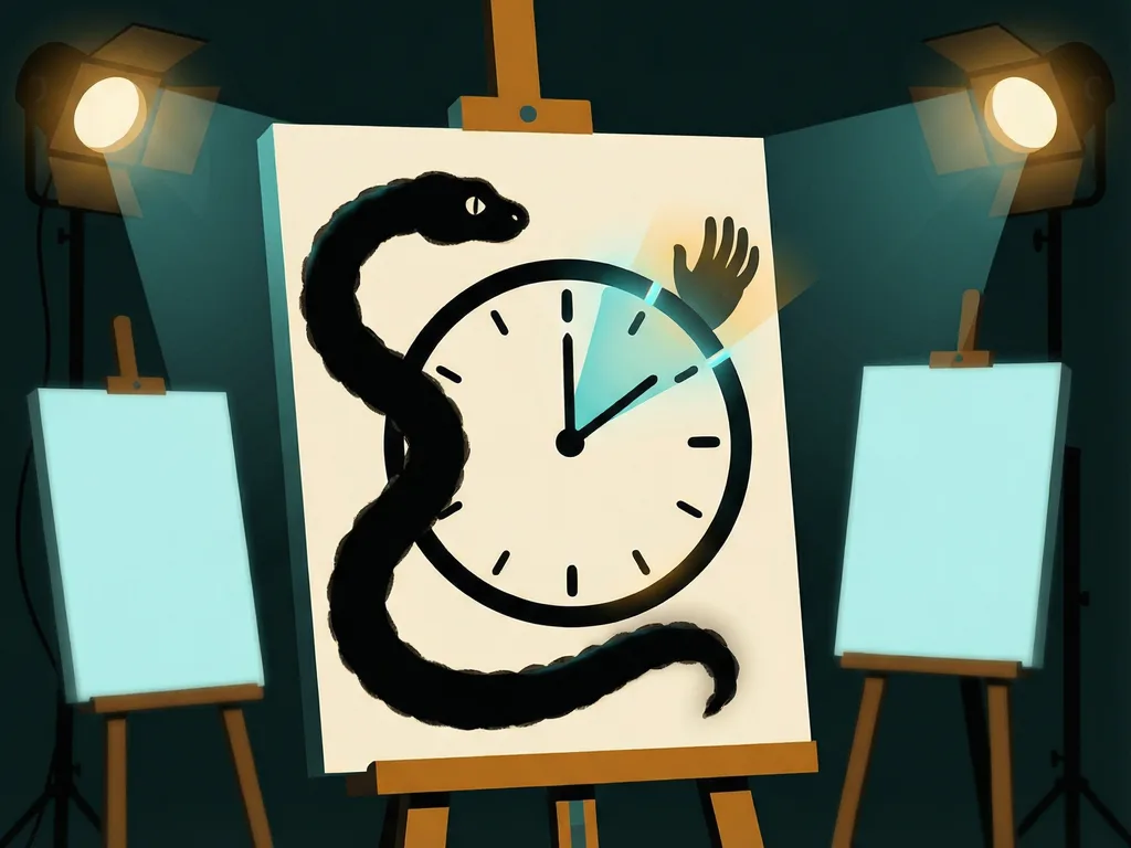 Gemini 4 Argon generates an illustration of Python reading a book.